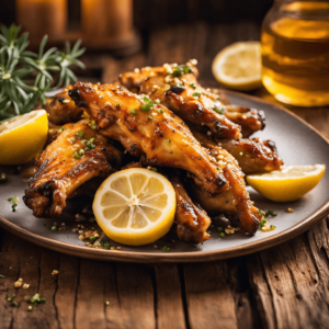 Lemon Pepper Wings with Honey 26 Lemon Pepper Wings with Honey