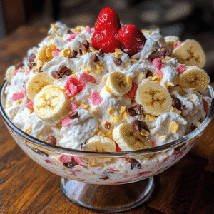 Banana Split Fluff Salad 26 Banana Split Fluff Salad