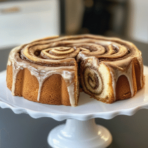 Cinnamon Roll Cake 26 Cinnamon Roll Cake