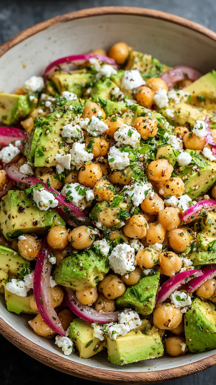 Chickpea Feta Avocado Salad 25 Chickpea Feta Avocado Salad 0