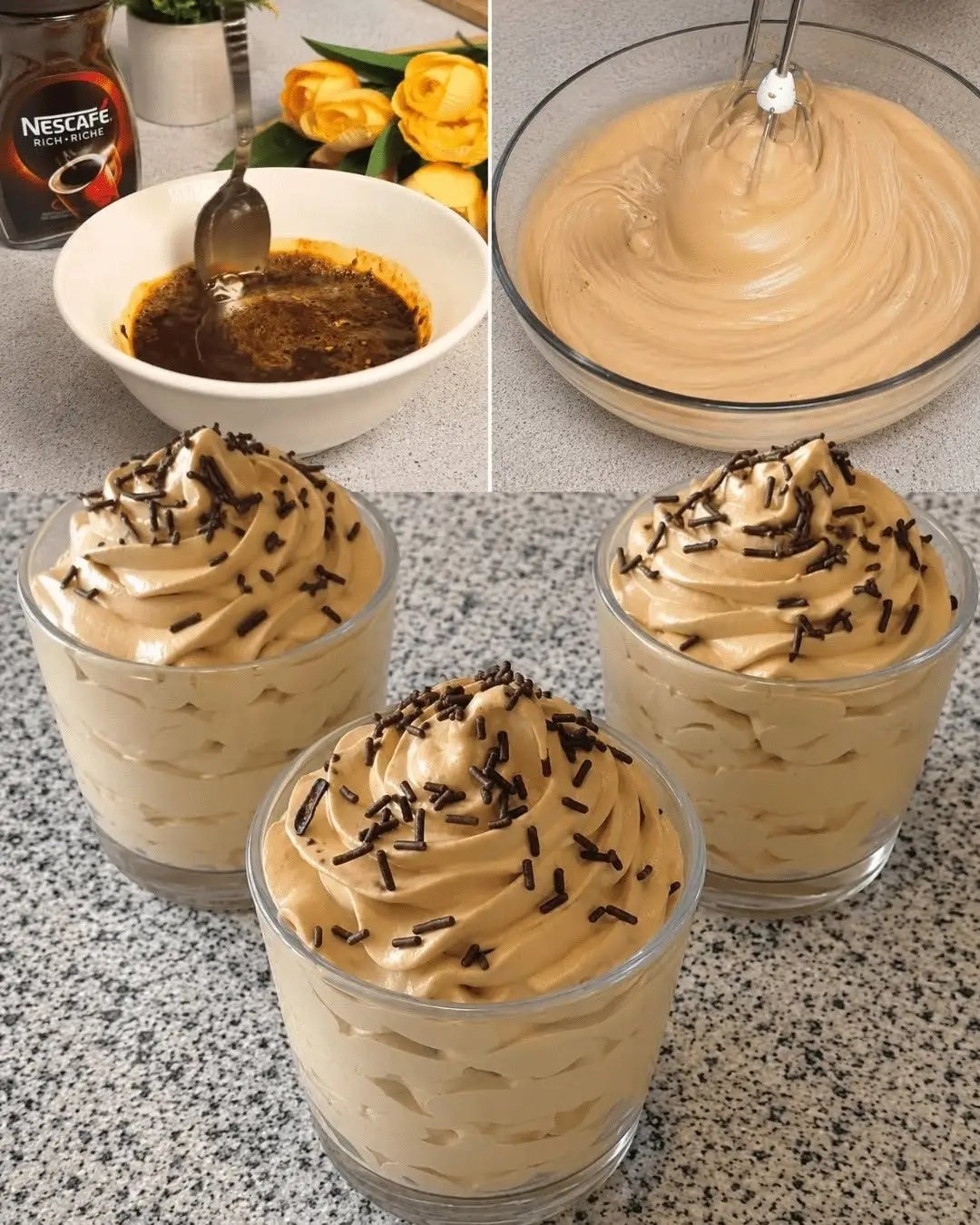 Mousse au Café Ultra Légère et Crémeuse (Version Premium) 25 1781859798784