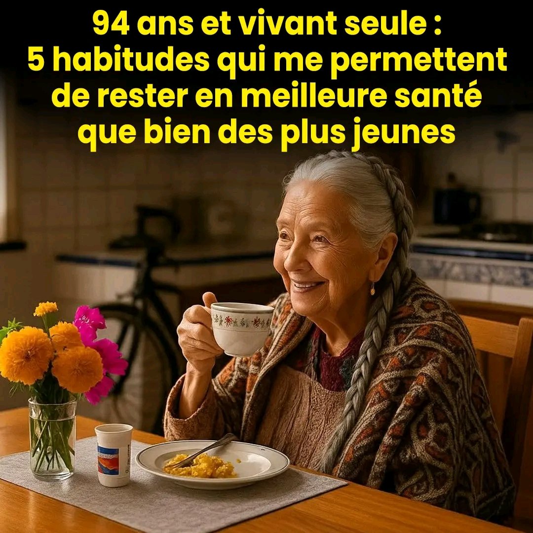 J'ai 94 ans et je vis seul : 5 habitudes qui me gardent en meilleure santé que beaucoup de jeunes. Voir le 1er commentaire 25 1782057944918