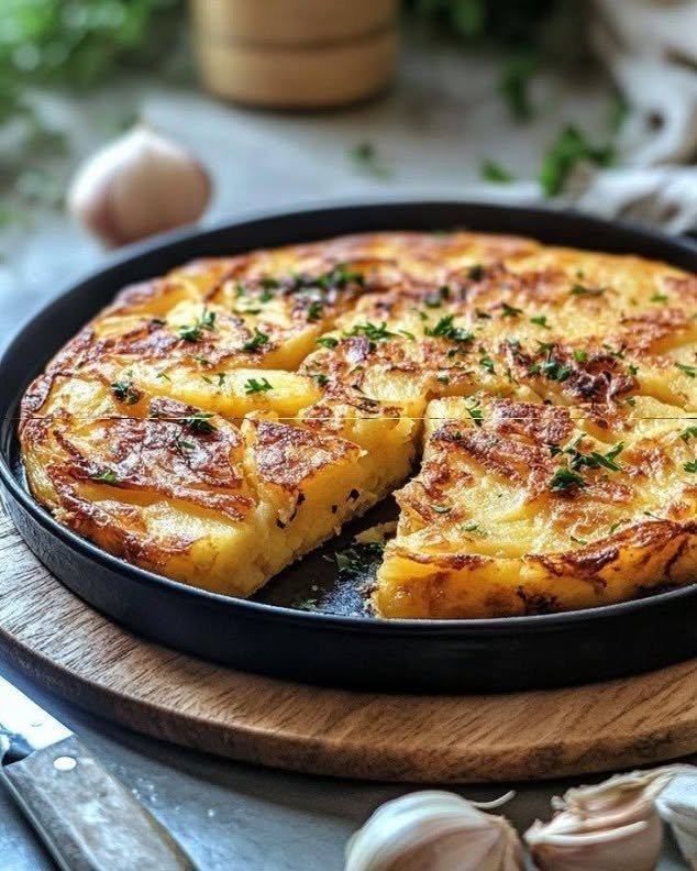 # Authentique omelette espagnole aux pommes de terre Poursuivez votre lecture dans les commentaires ci-dessous 25 726337416 2369458090207009 3760342501249024944 n